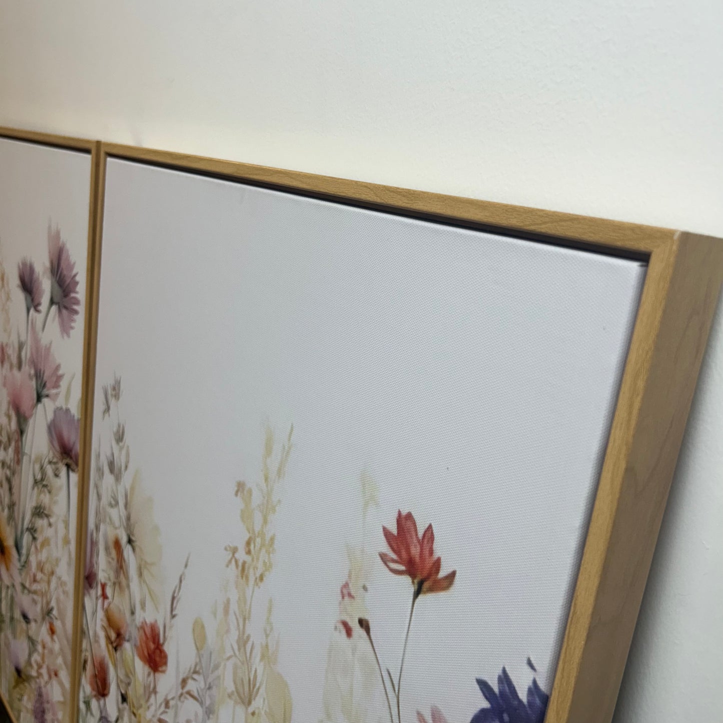 Wild Flowers Framed Canvas