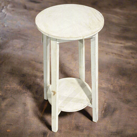 Sage Wooden Double Plant Stand