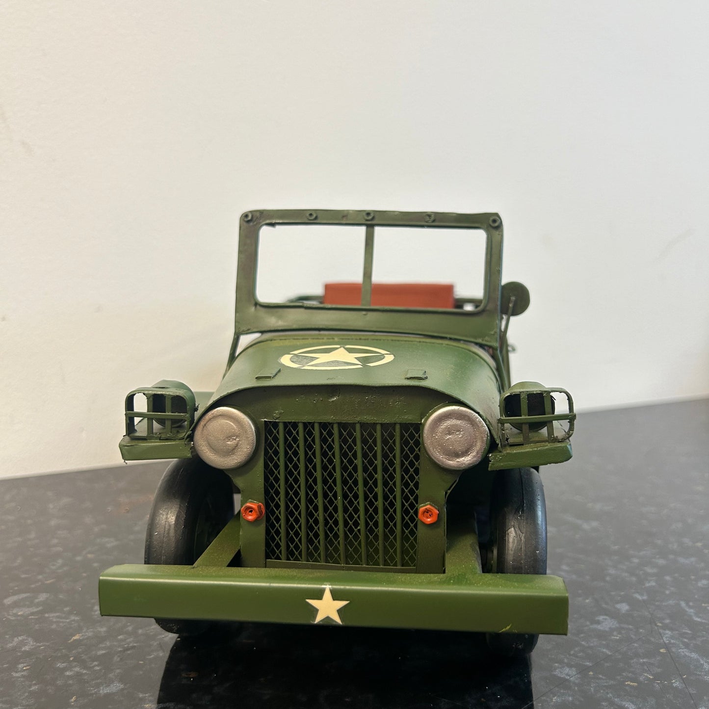 Metal Jeep Ornament