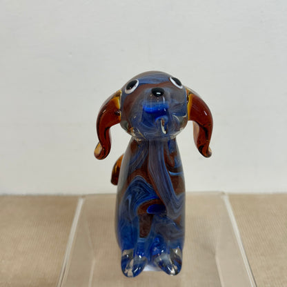 Woofa Dog Glass Sculpture