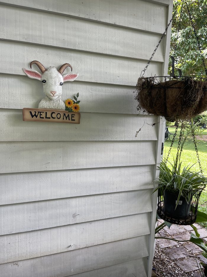 Goat Welcome Wall Art