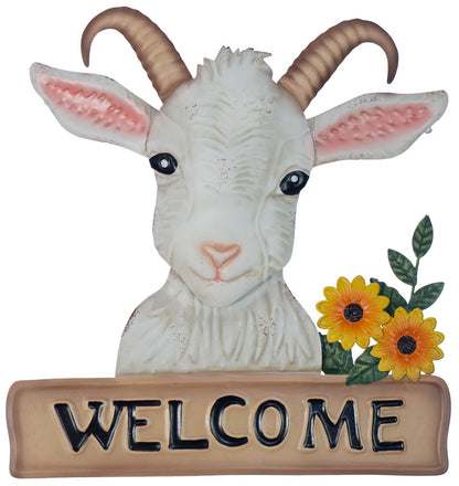 Goat Welcome Wall Art