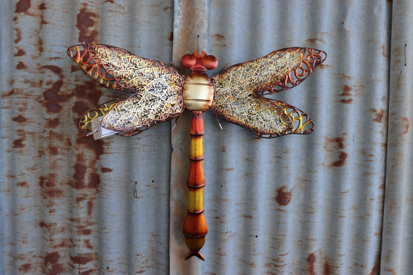 Gold Dragonfly Wall Art