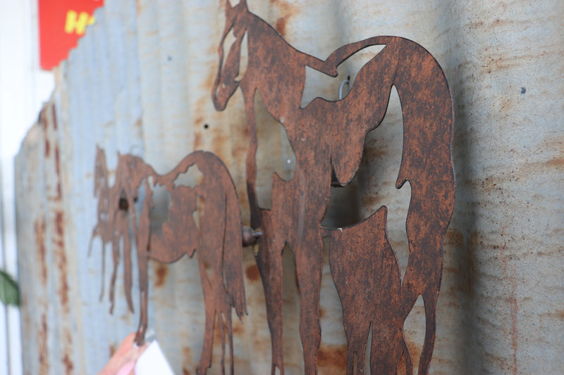Horses Standing Wall Art