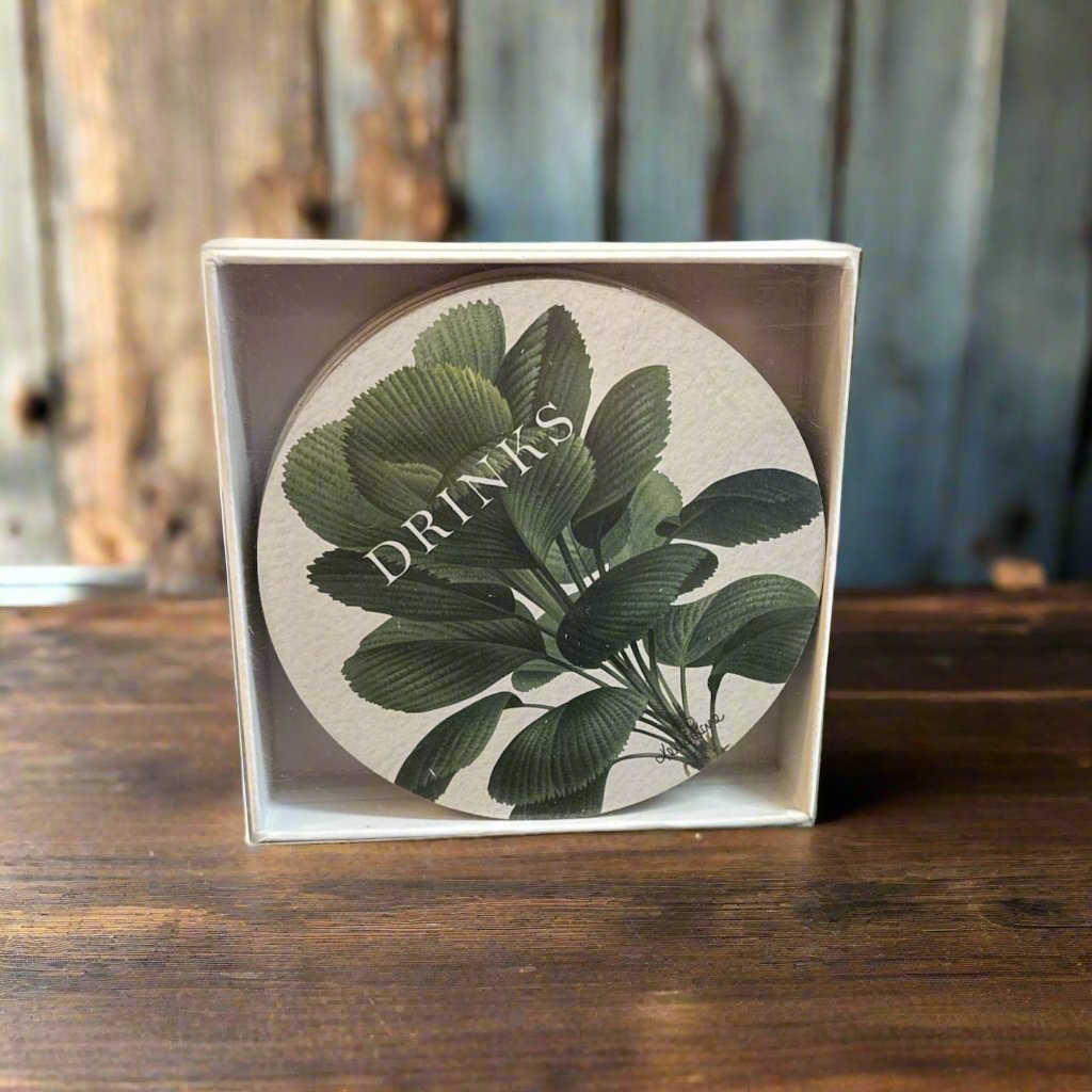 Sage & Thyme Cork Coasters