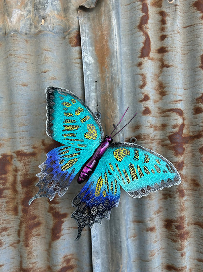 Majestic Blue Butterfly Wall Art