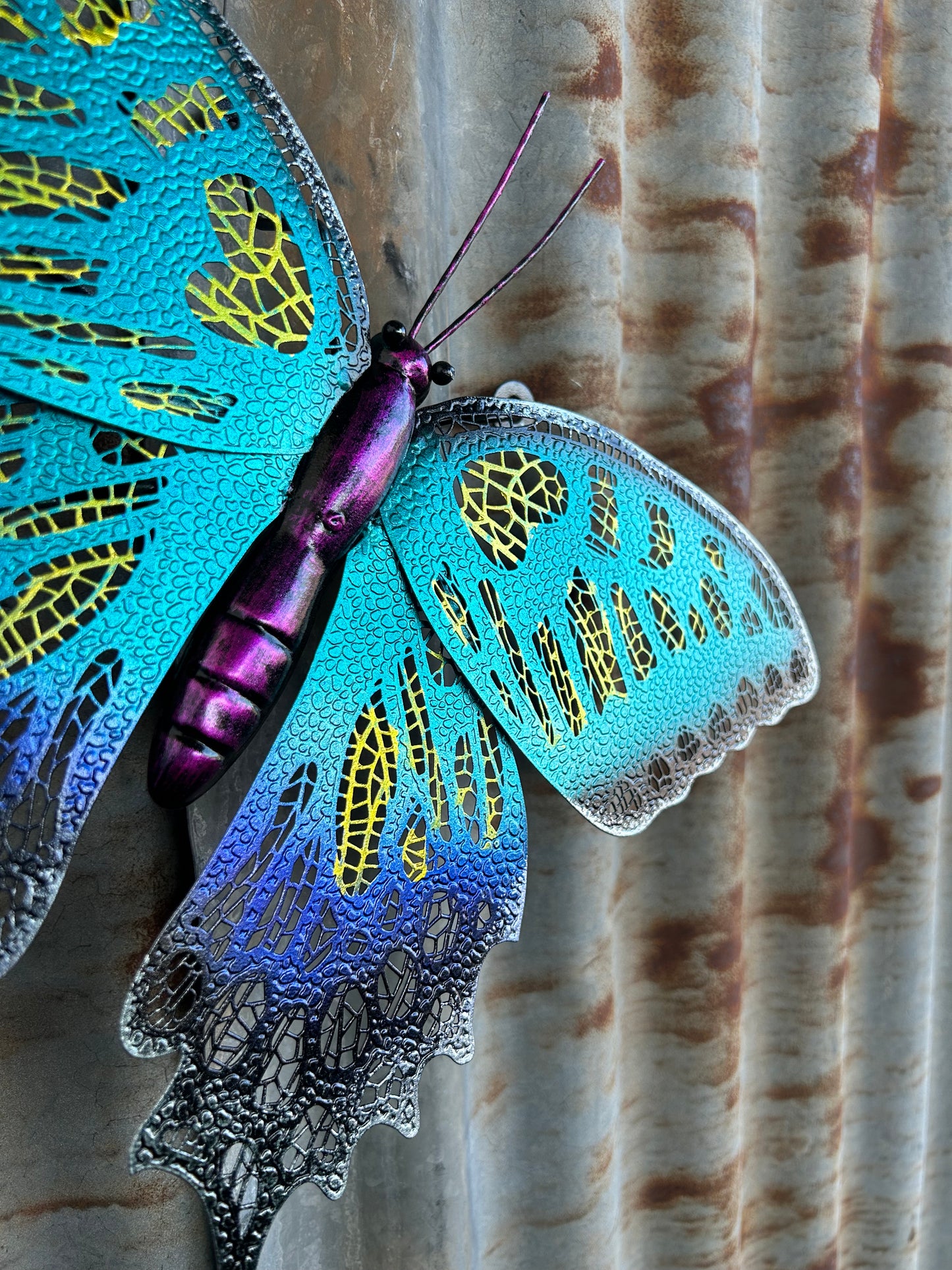 Majestic Blue Butterfly Wall Art