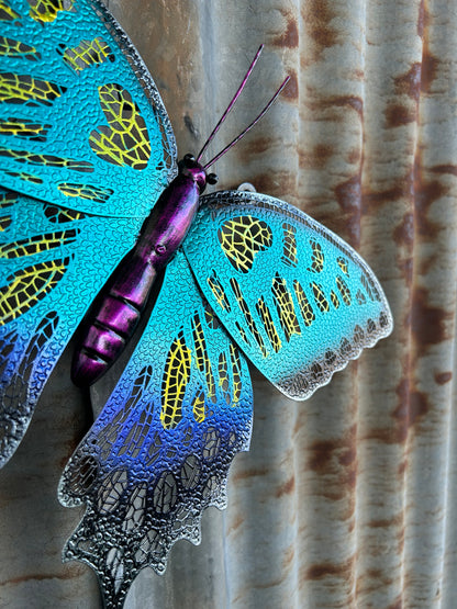 Majestic Blue Butterfly Wall Art