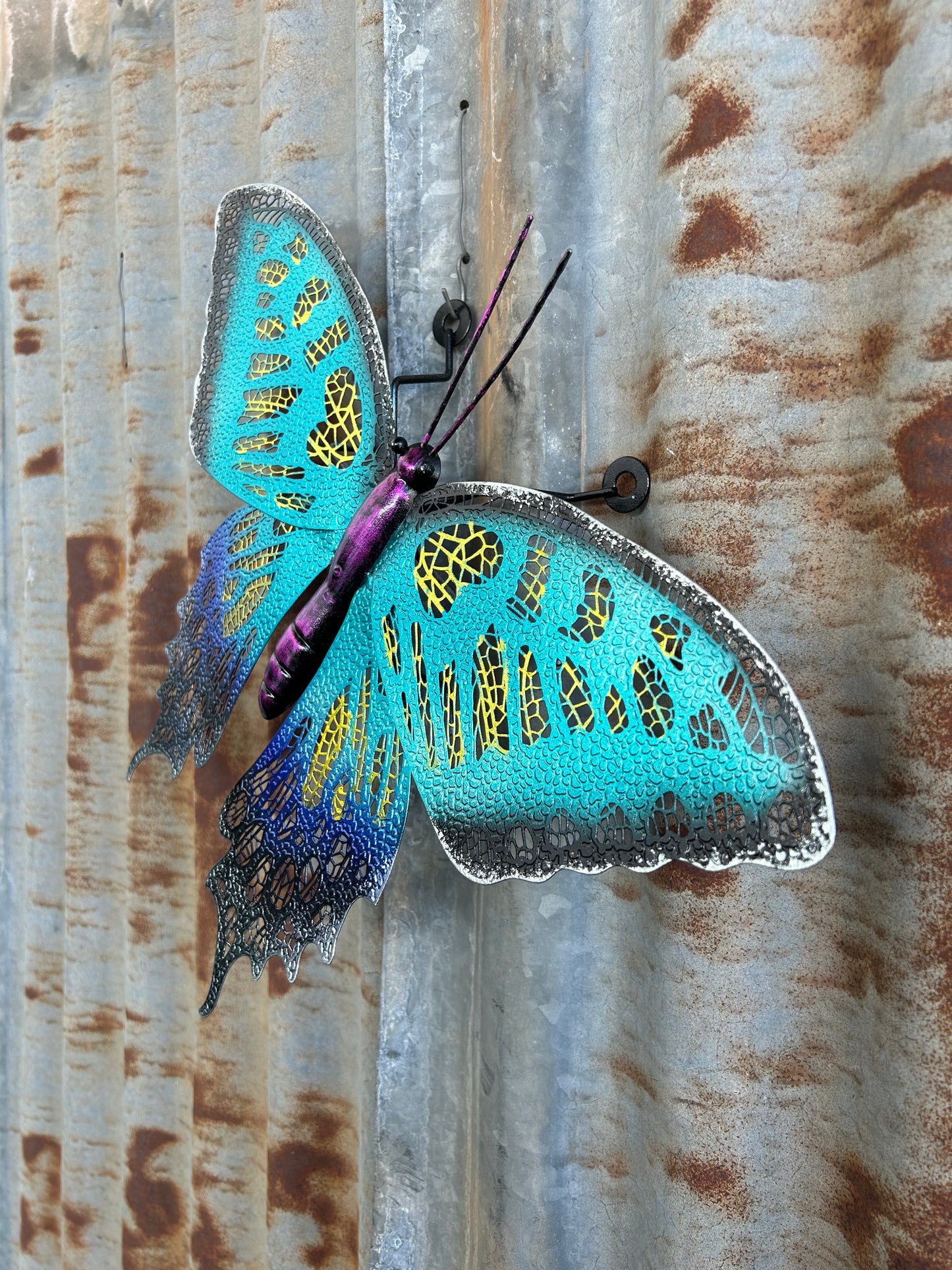 Majestic Blue Butterfly Wall Art