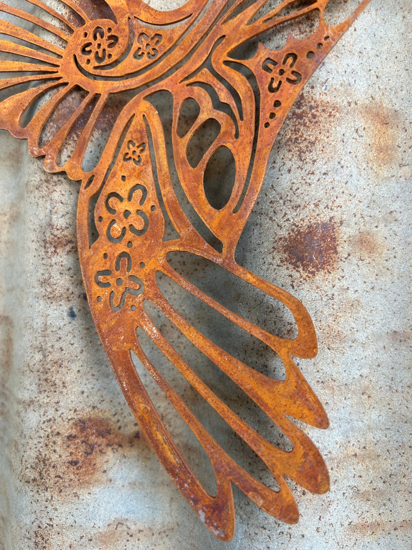 Rustic Hummingbird Wall Art