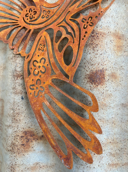 Rustic Hummingbird Wall Art