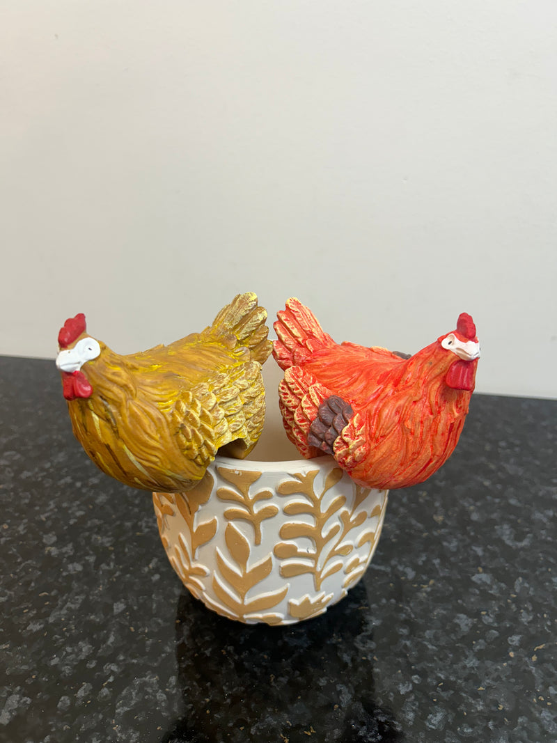 Assorted Chicken Pot Sitters