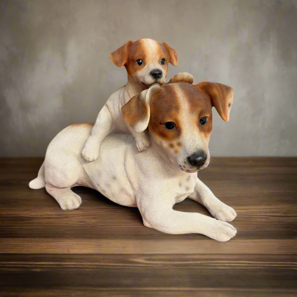 Jack Russell With Puppy