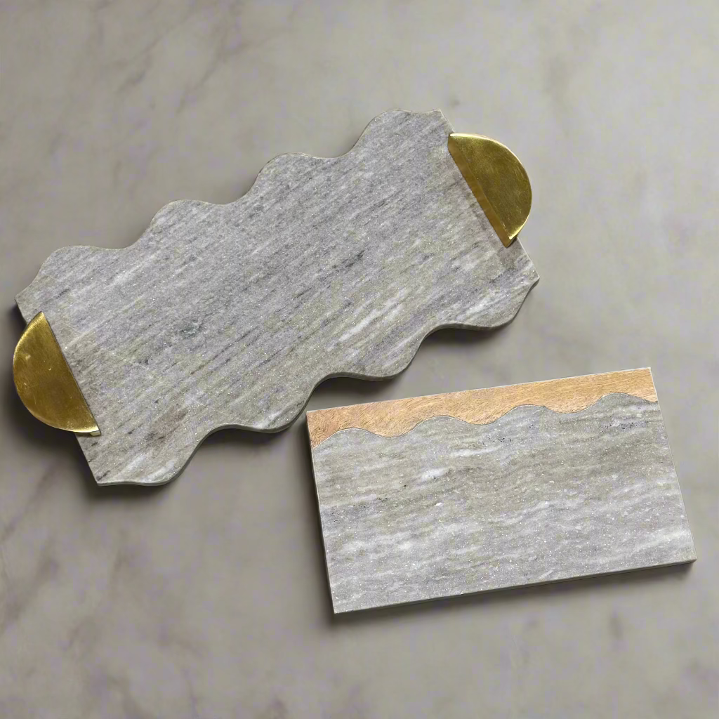 Ondulee Marble Trays