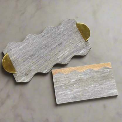 Ondulee Marble Trays