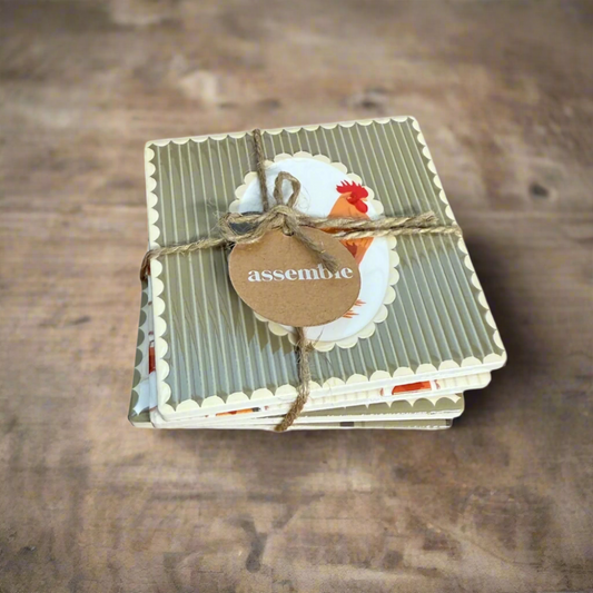 Henny S/4 Ceramic Coasters