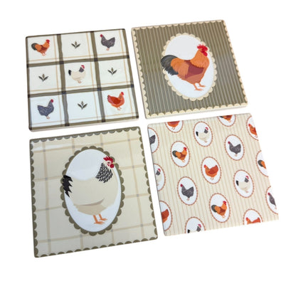 Henny S/4 Ceramic Coasters