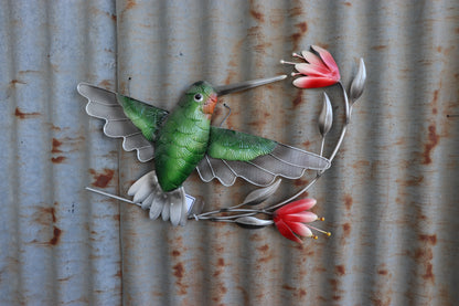 Green Honey Bird Wall Art