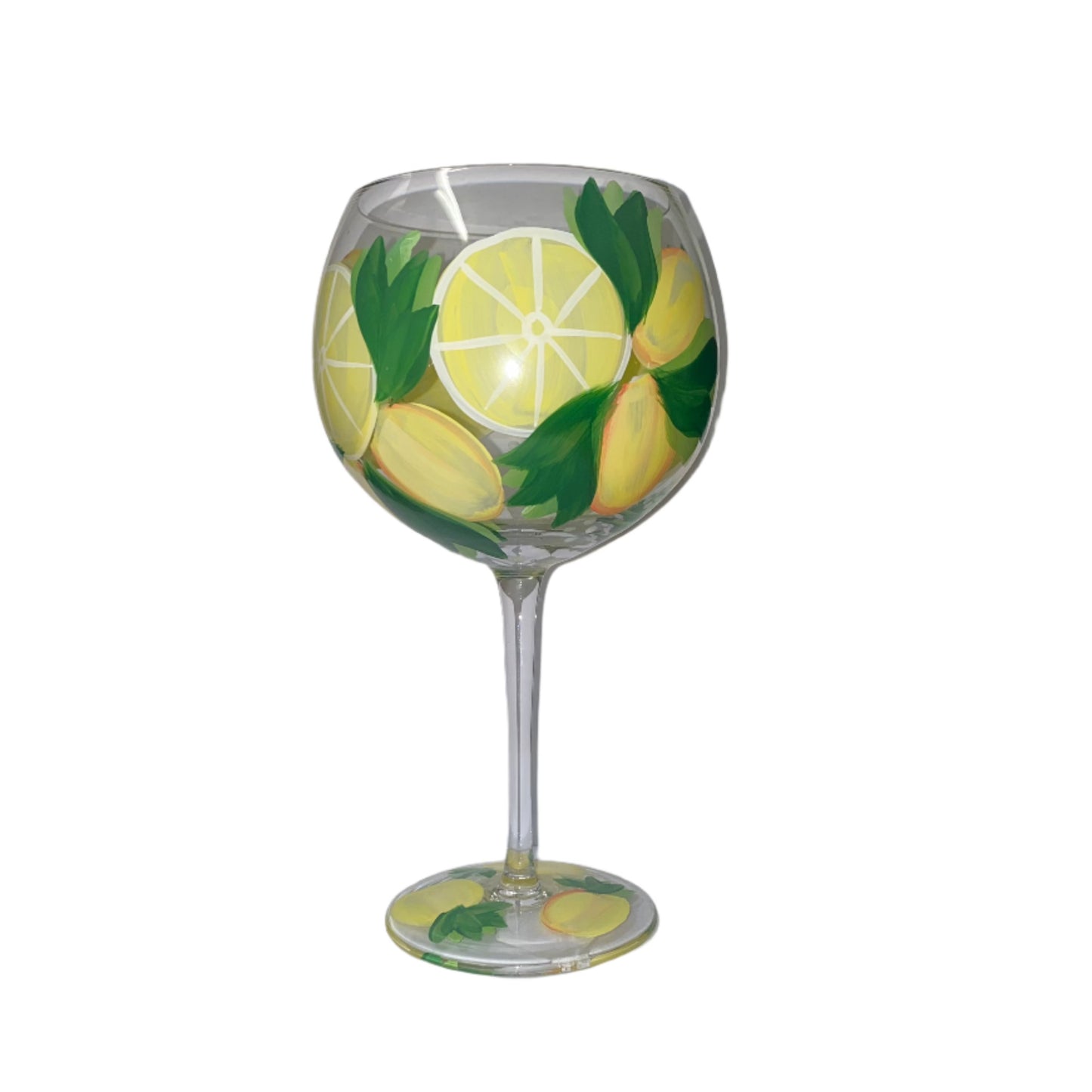 Hand Painted Wine Glasses