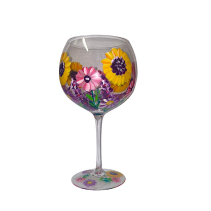 Hand Painted Wine Glasses