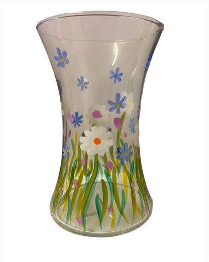 Hand Painted Art Vase