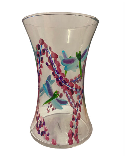 Hand Painted Art Vase