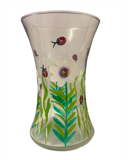 Hand Painted Art Vase