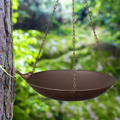 Hanging Bird Feeder Rust