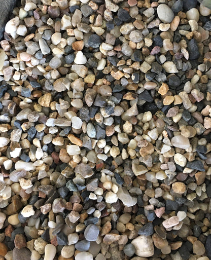 20kg Bagged - Natural Mixed Pebbles