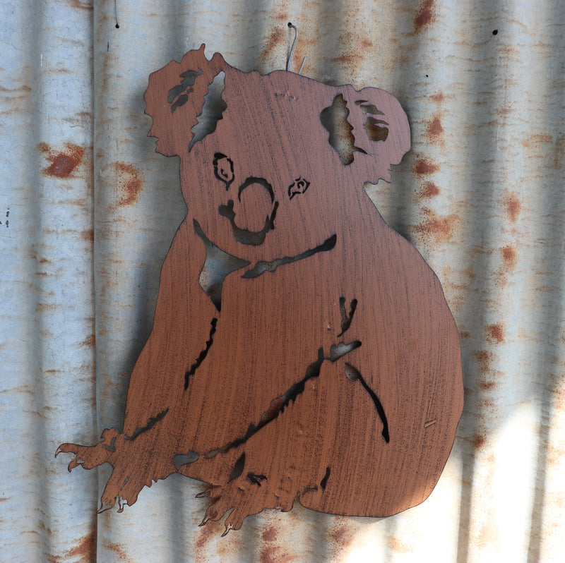 Koala Rust Wall Art
