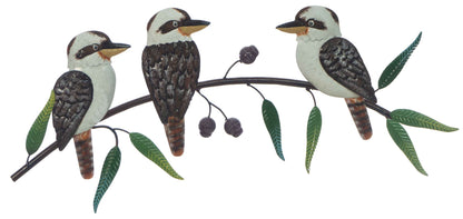 Kookaburra Trio On Gum Tree