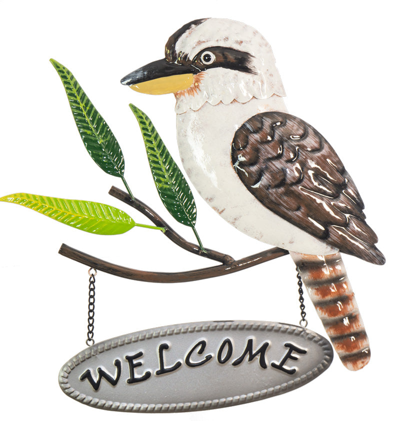 Kookaburra Welcome Wall Art