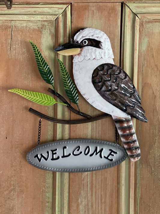 Kookaburra Welcome Wall Art