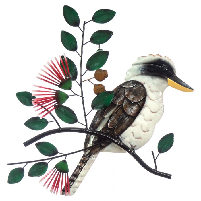 Kookaburra With gumnut Flowers Wall Art