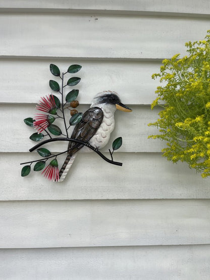 Kookaburra With gumnut Flowers Wall Art