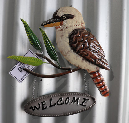 Kookaburra Welcome Wall Art