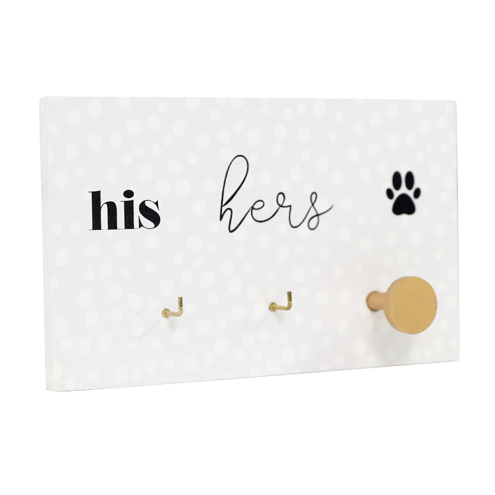 Playful Pets His & Hers Lead Hanger