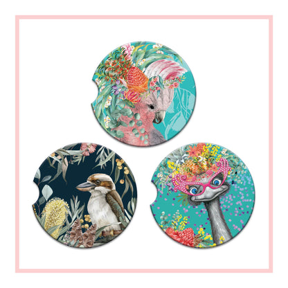 Ceramic All Star Animals Car Coasters