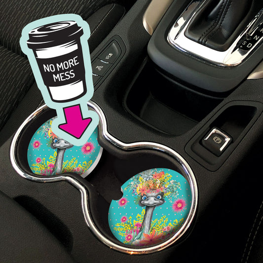 Ceramic All Star Animals Car Coasters