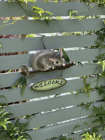 Possum On Branch Welcome