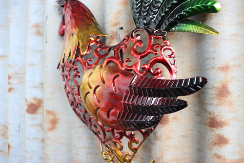 Rooster Coloured Wallhanging