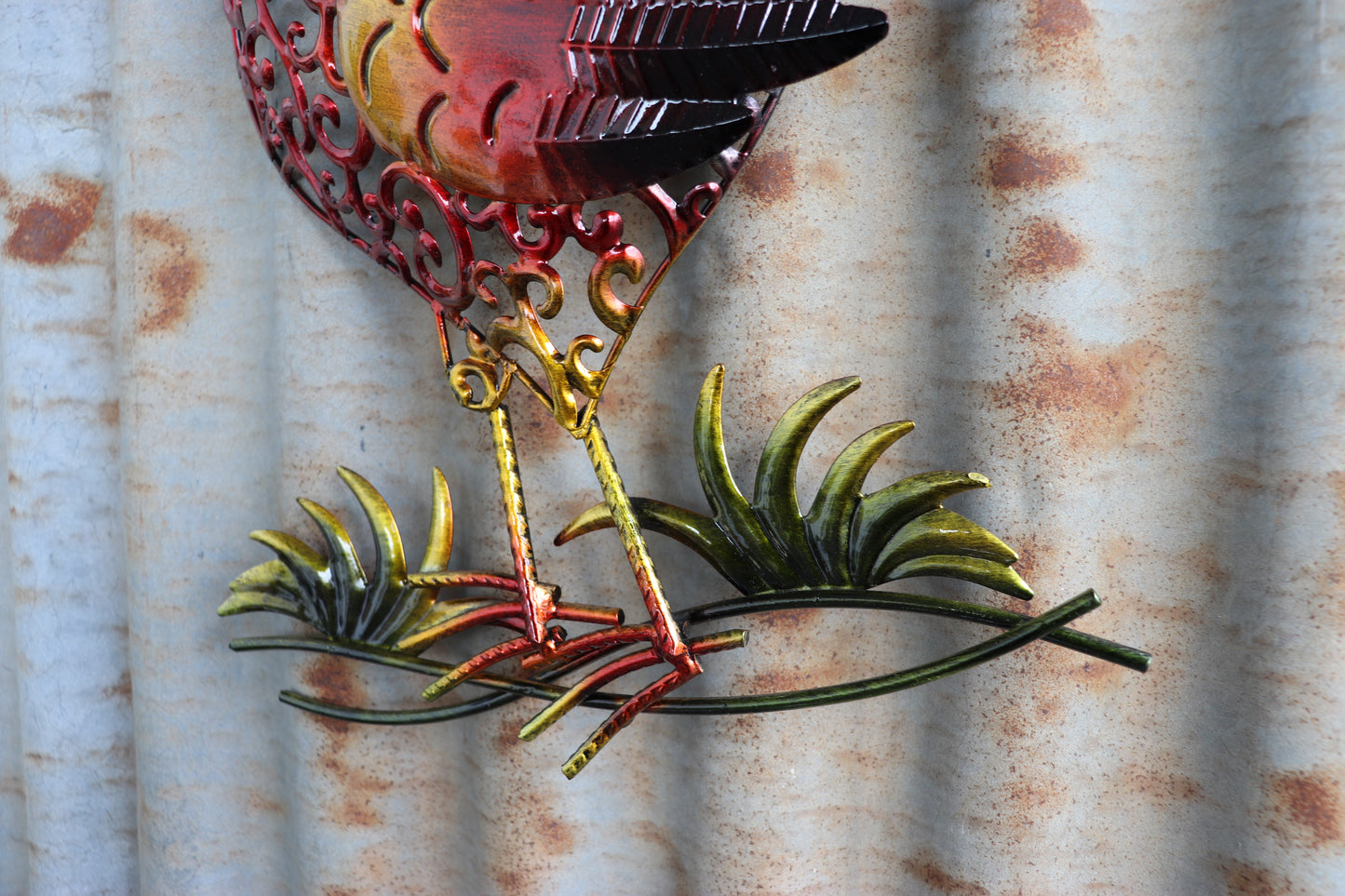 Rooster Coloured Wall Hanging