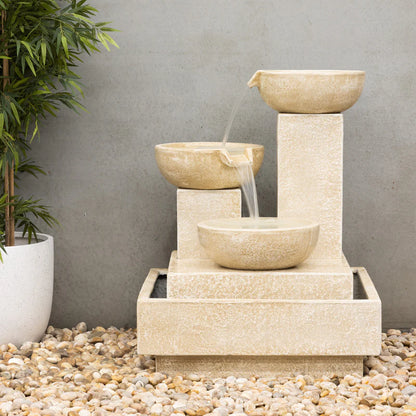 Trio Cascade Small Fountain