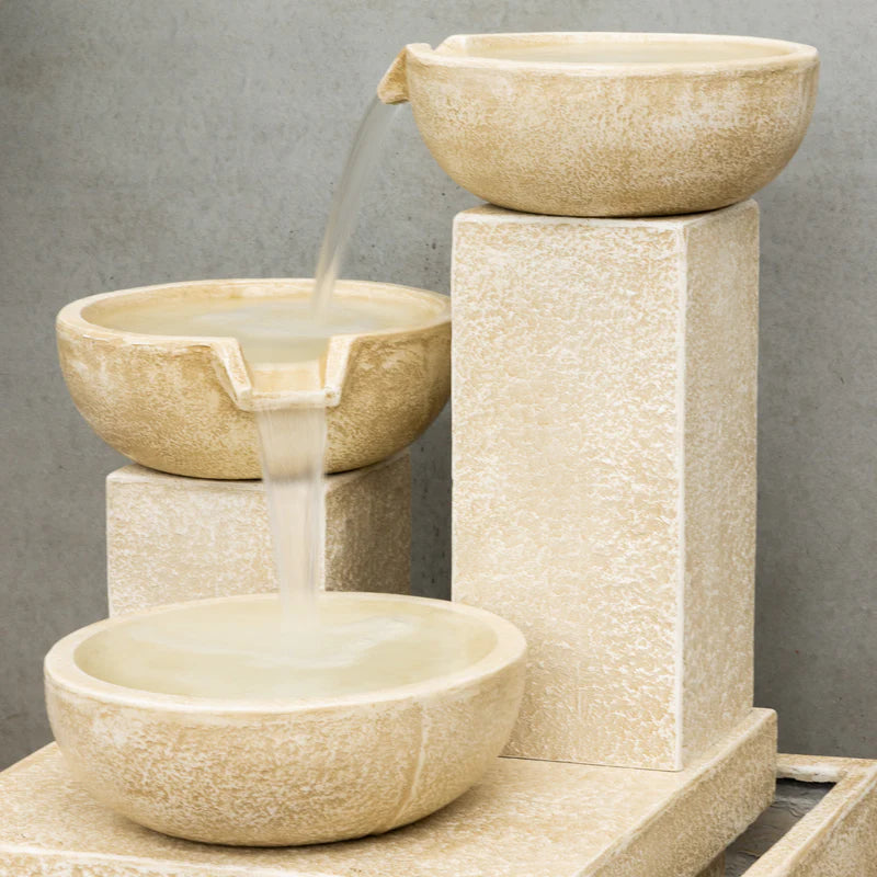 Trio Cascade Small Fountain