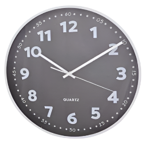 Quartz Black Clock