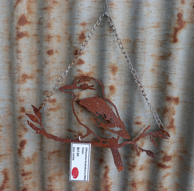 Silhouette Kookaburra with Chain