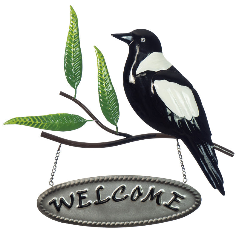 Magpie Welcome Wall Art