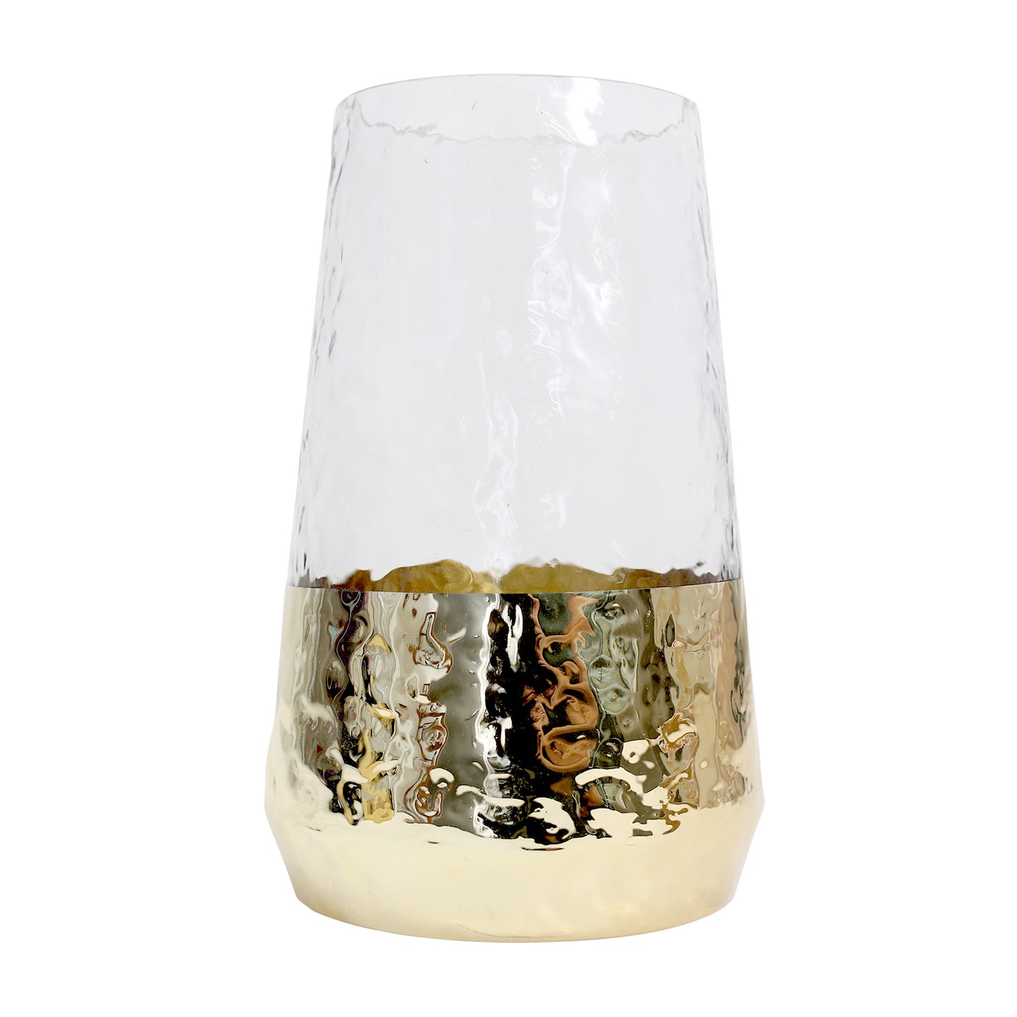 Tranquil Gold Dipped Vase