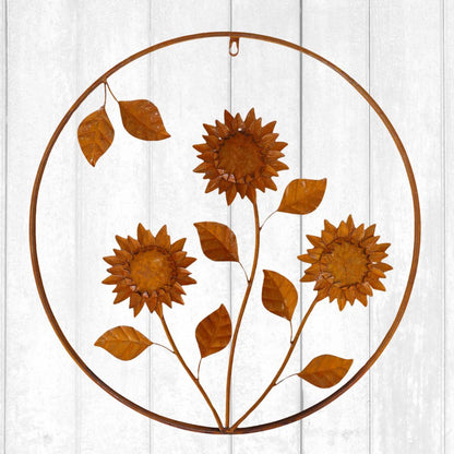 Rustic Sunflower Wall Art