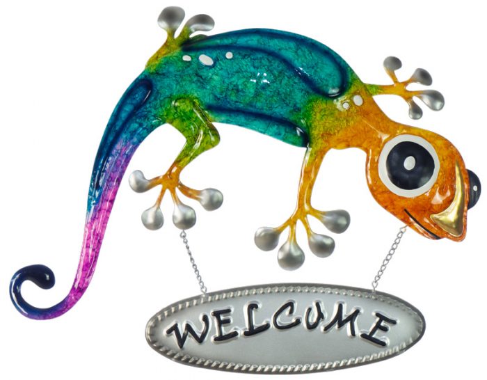 Vivid Lizard Welcome